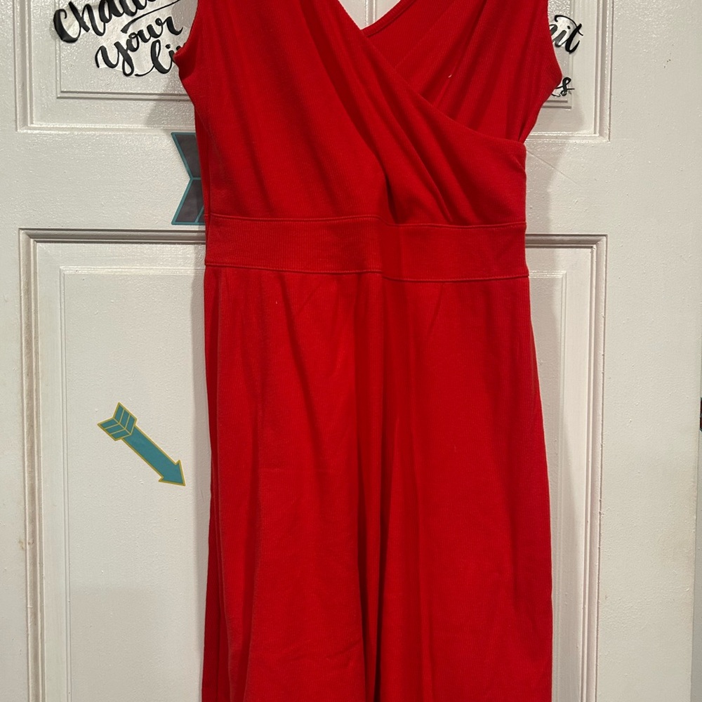 Maurices Bold Red Midi Dress